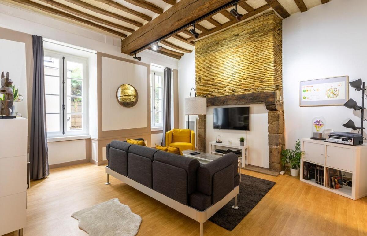 Leperdit - Bel Appartement De Charme - Hypercentre Ренн Экстерьер фото